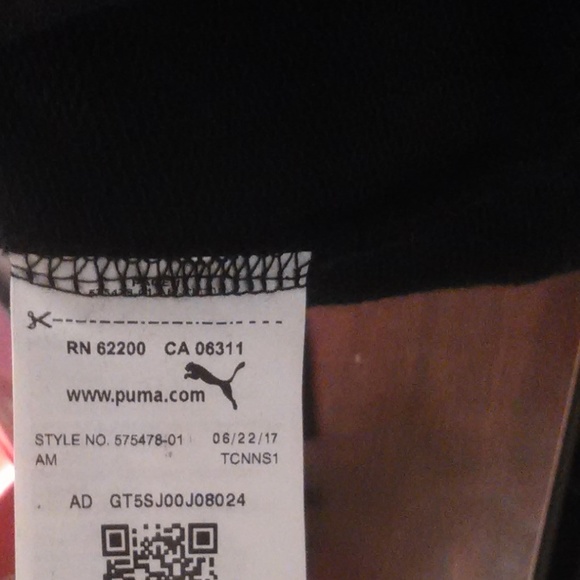 WOMENS PUMA GLAM BLACK&GOLD HOODED OVERSIZES DRESS - Picture 6 of 6